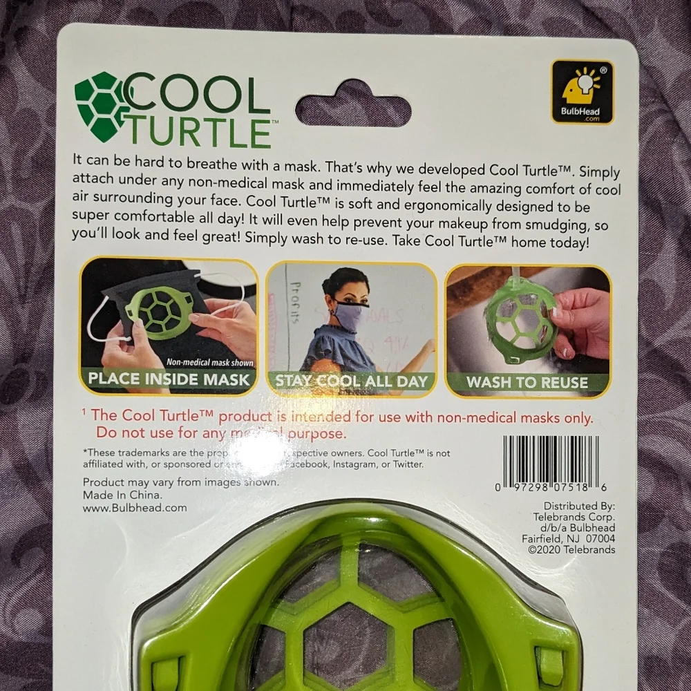 COOL TURTLE Reusable Mask Enhancer For Easy Breathing in Non Medical Masks